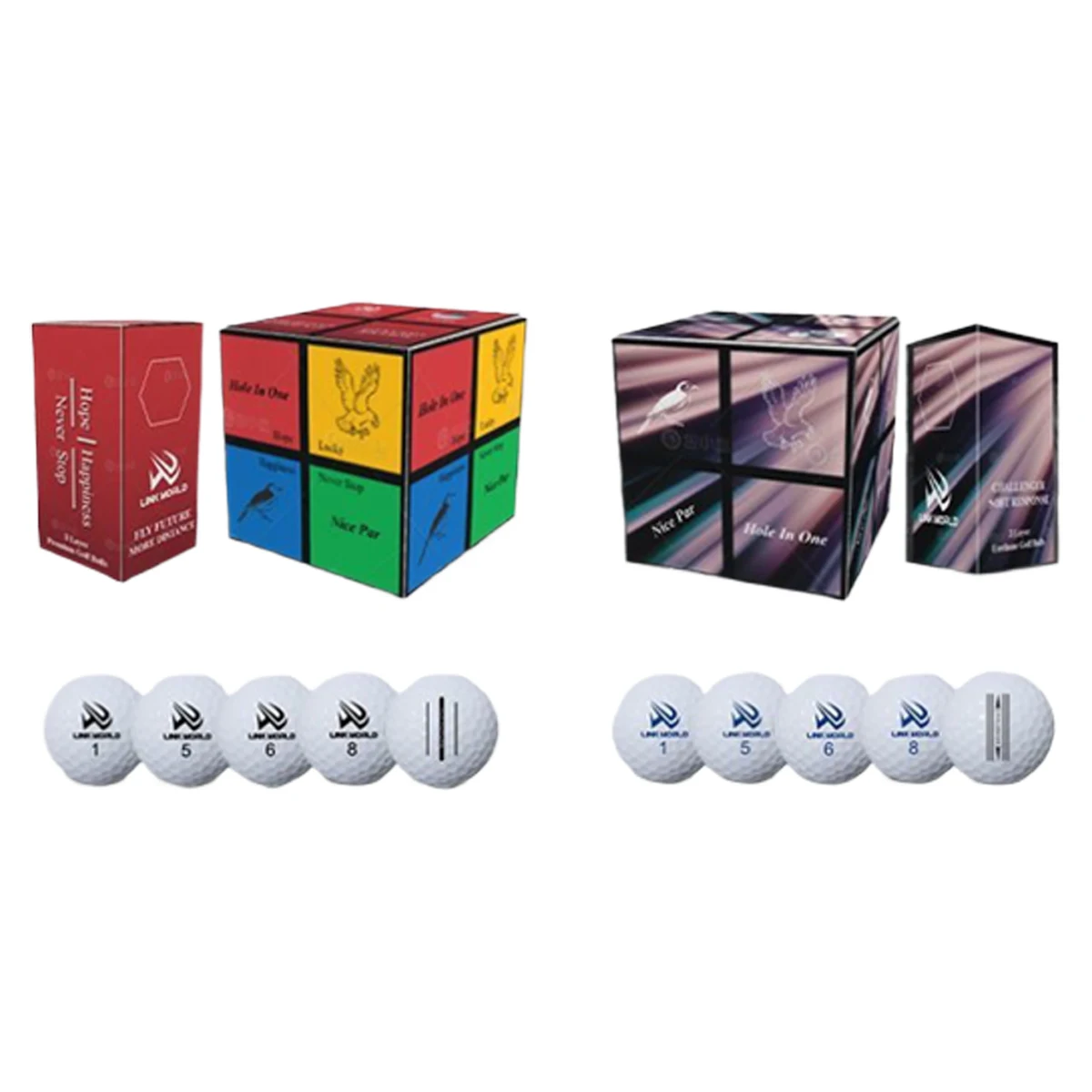 Custom Logo Golf Balls - 1.7"x1.7" Size 1