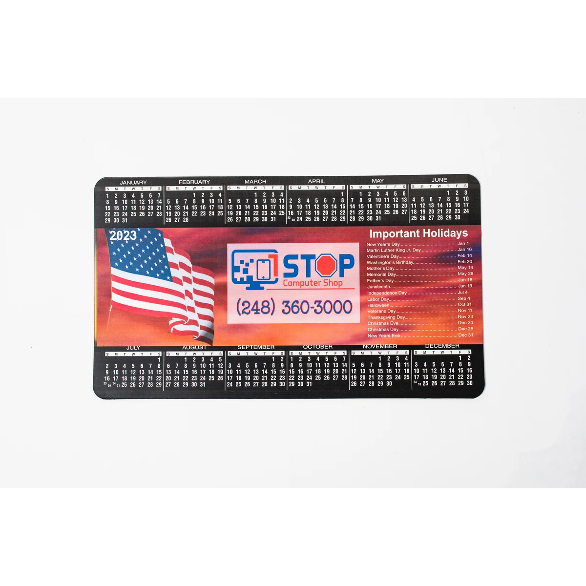4X6 Patriotic Calendar Magnet 1