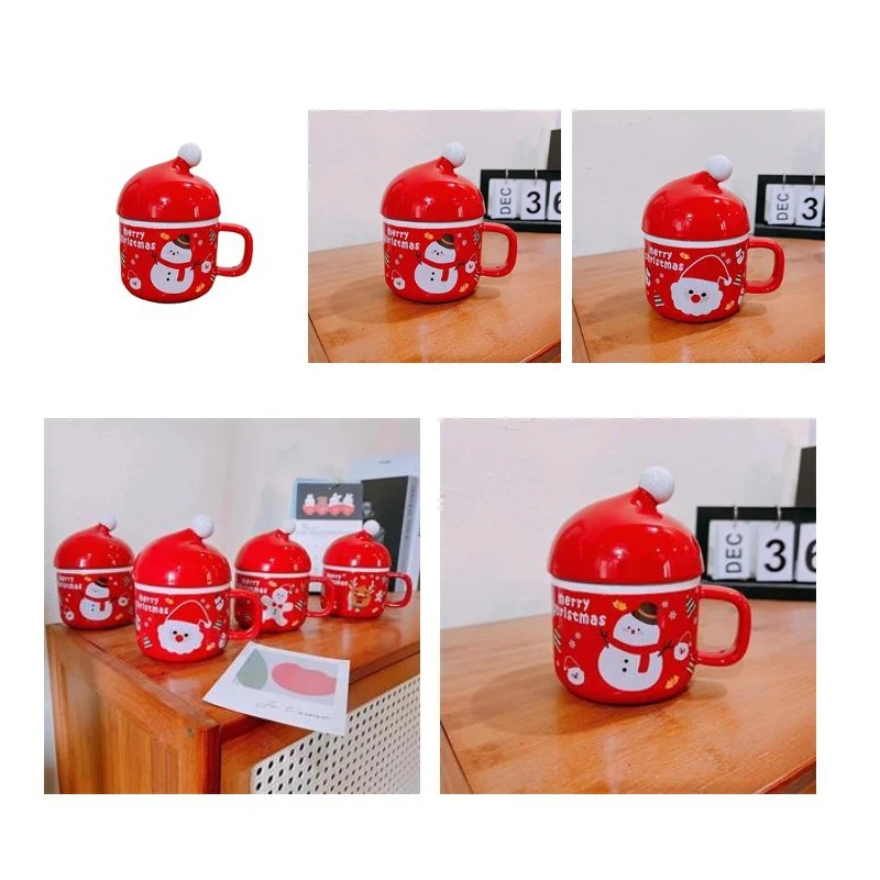 10OZ Ceramic Mug 3D Christmas Milk Coffee Cup 1