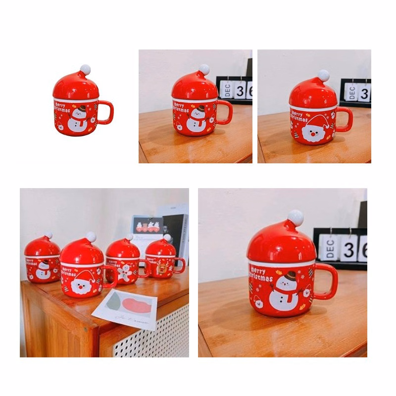 10OZ Ceramic Mug 3D Christmas Milk Coffee Cup