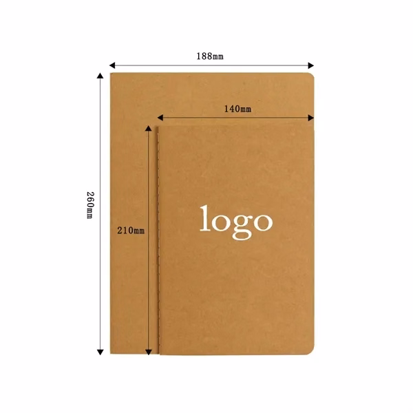 Kraft Paper Notebook for Office, School and Events