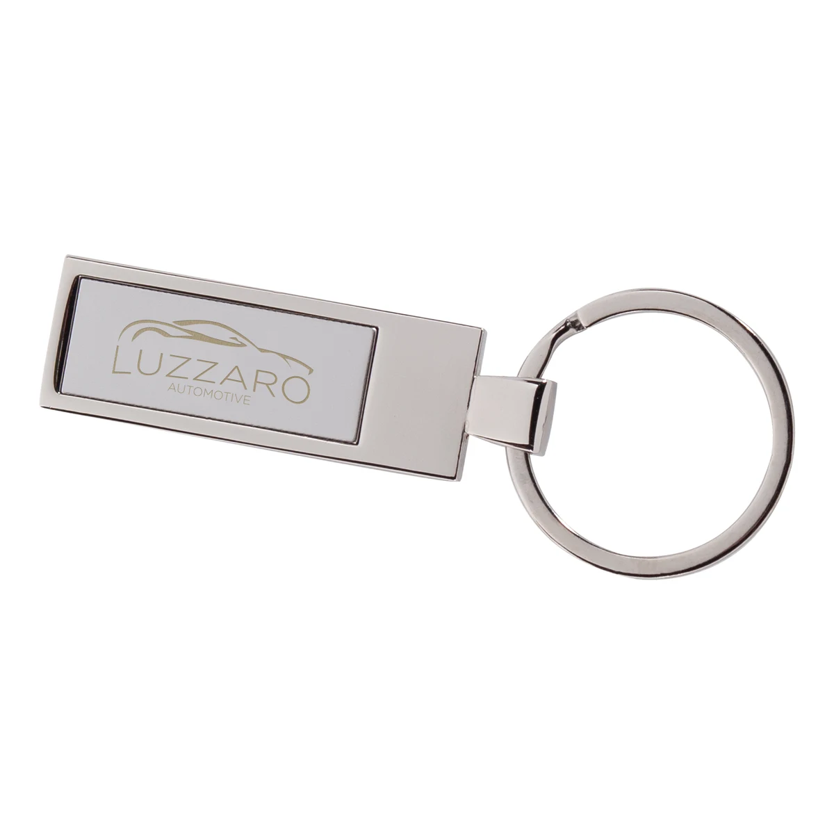 Rectangular Metal Key Tag (Laser Engraving) 1