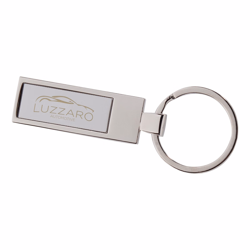Rectangular Metal Key Tag (Laser Engraving)