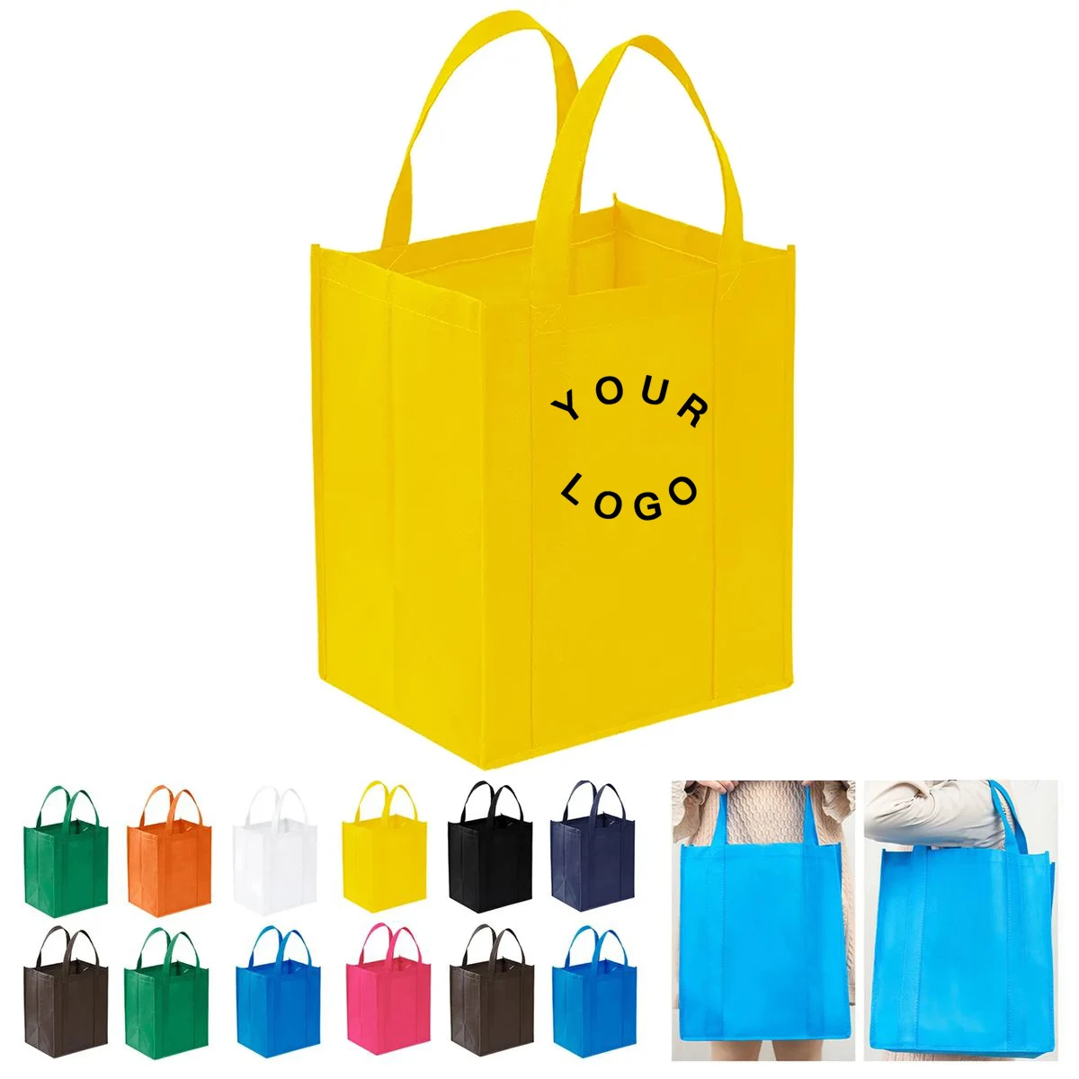 Water Resistant Non Woven Tote Bag For Carrying 1