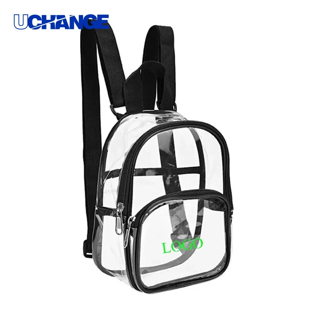 PVC Clear Backpack Transparent Carry for Stadium Use 1