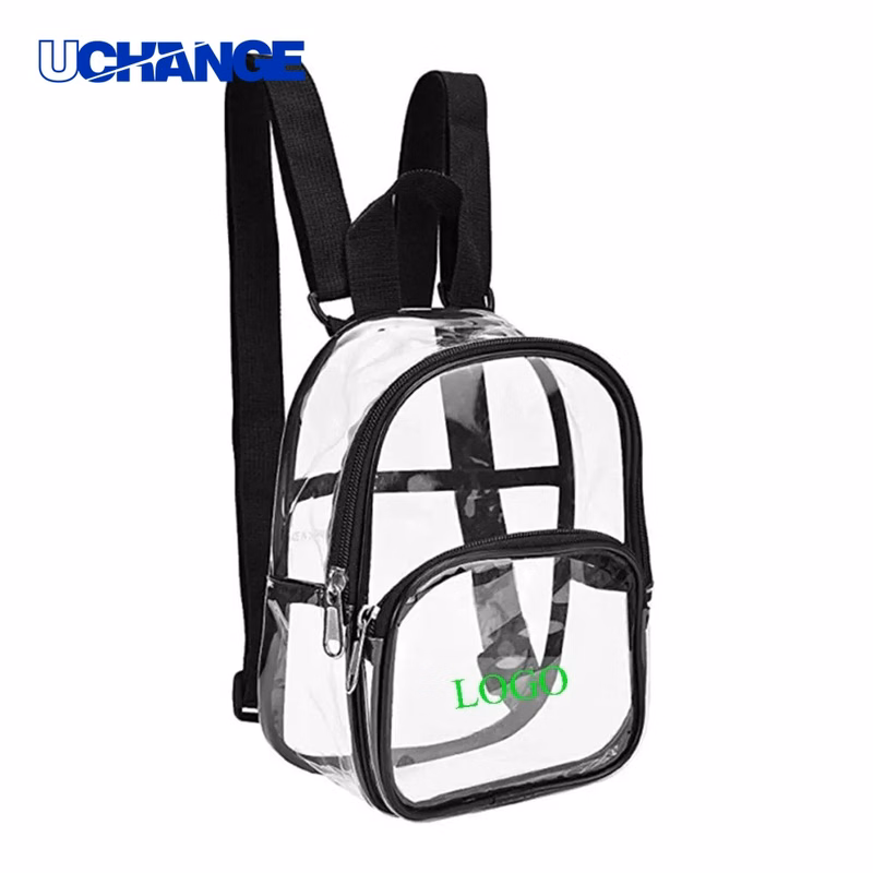 PVC Clear Backpack Transparent Carry for Stadium Use