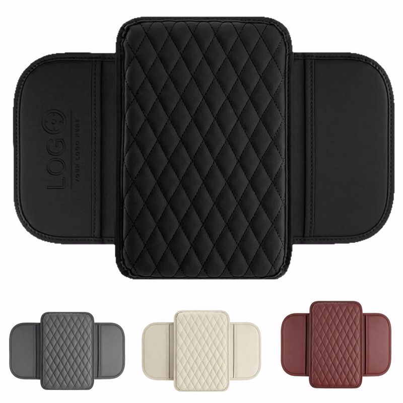 Universal Leather Car Center Console Armrest Cushion