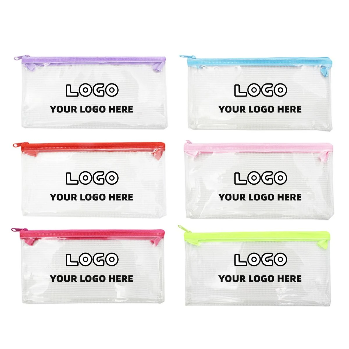 Branded Durable Clear PVC Pencil Case 1