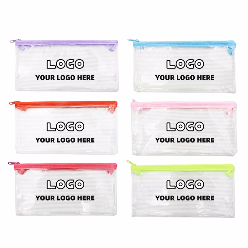 Branded Durable Clear PVC Pencil Case