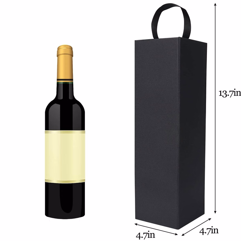 Luxury Foldable Wine Gift Box For Gifting & Storage
