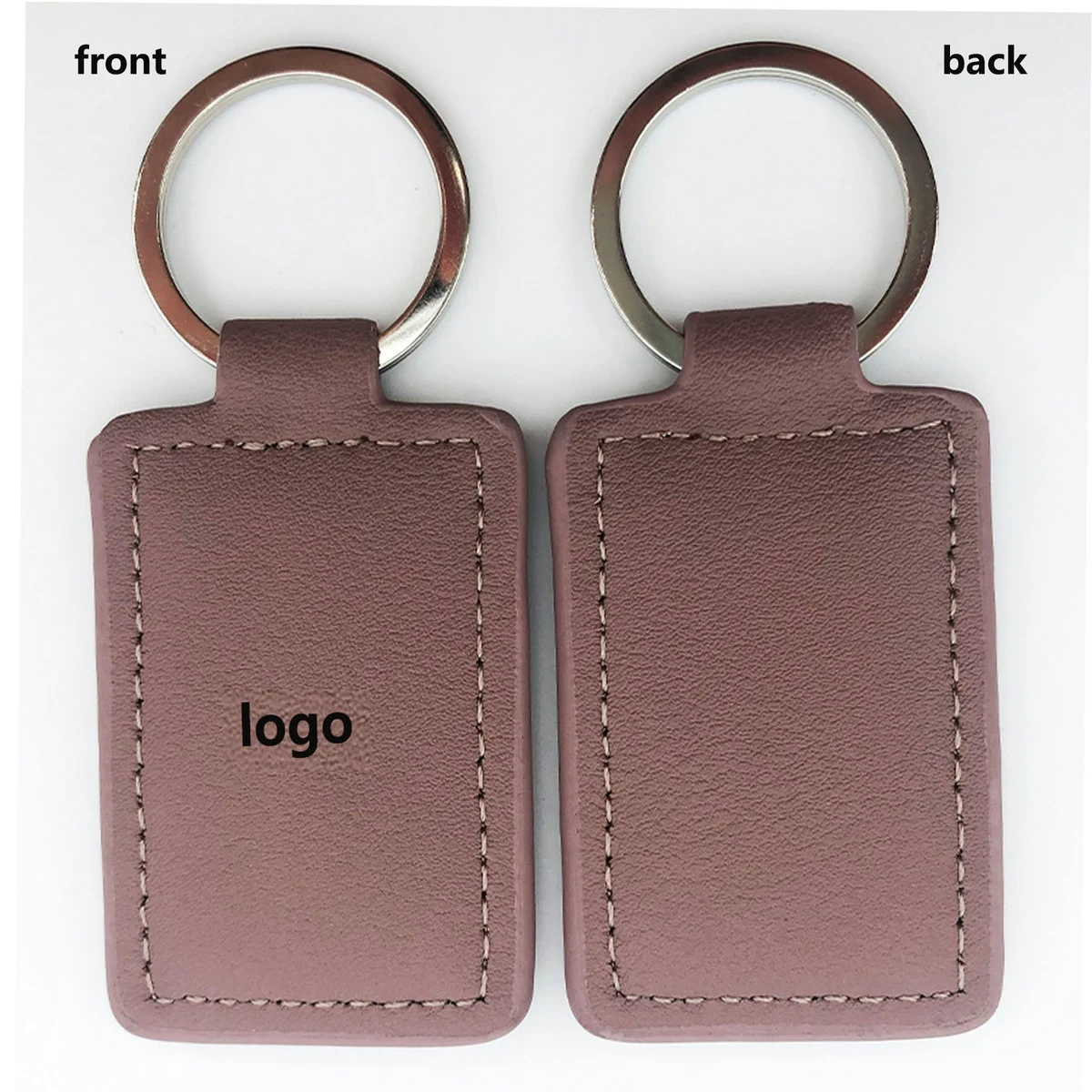 Cowhide Leather Keychain 1
