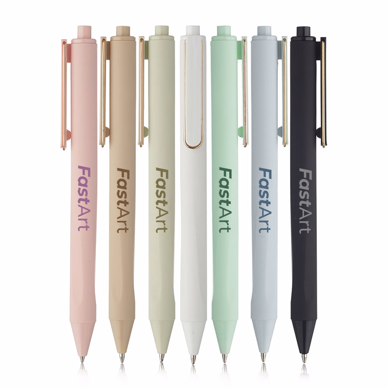 Matte Soft Rubber Coated Ballpoint Pen