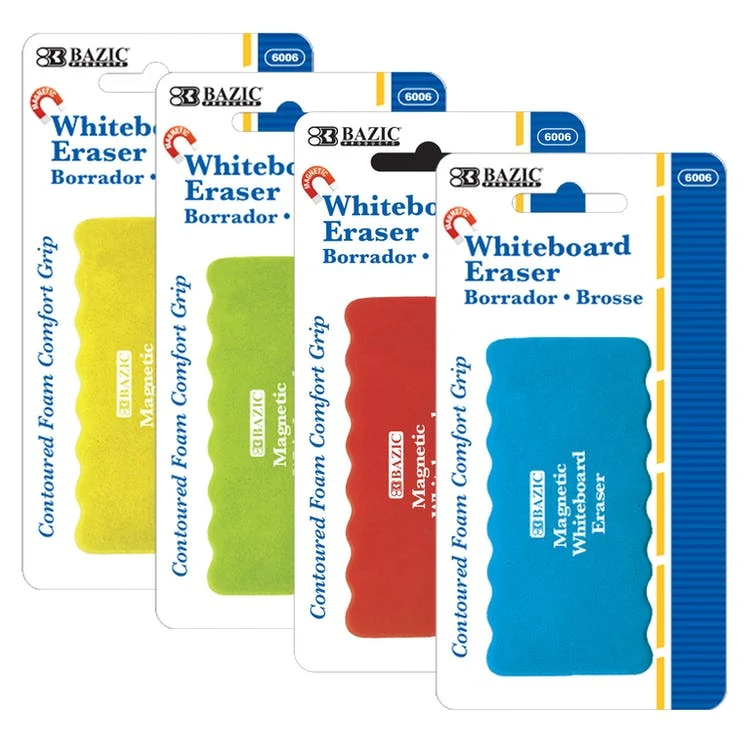 Magnetic Whiteboard Erasers - Foam Comfort Grip 1
