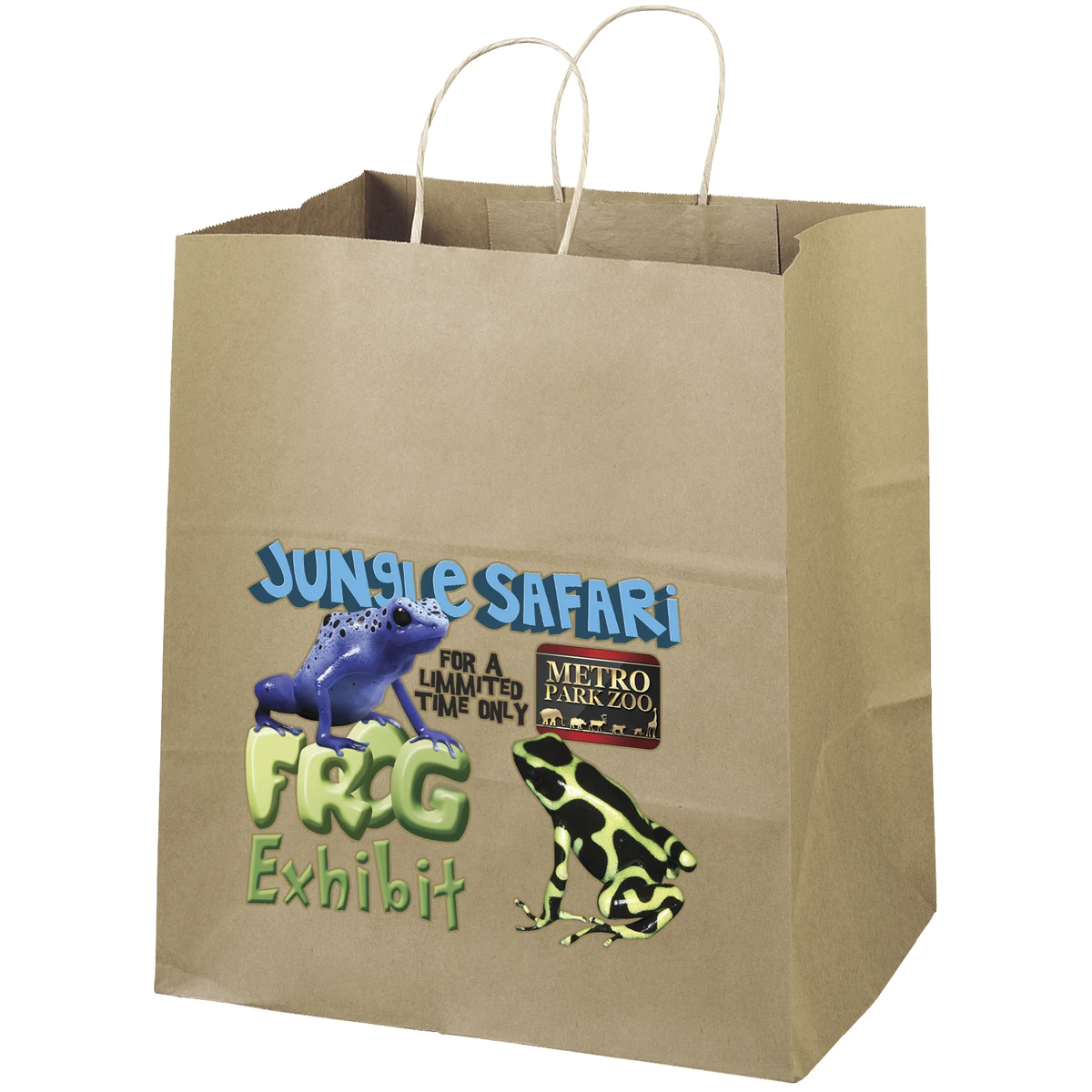 Eco Brute - Kraft-Brown Shopper - ColorVista 1
