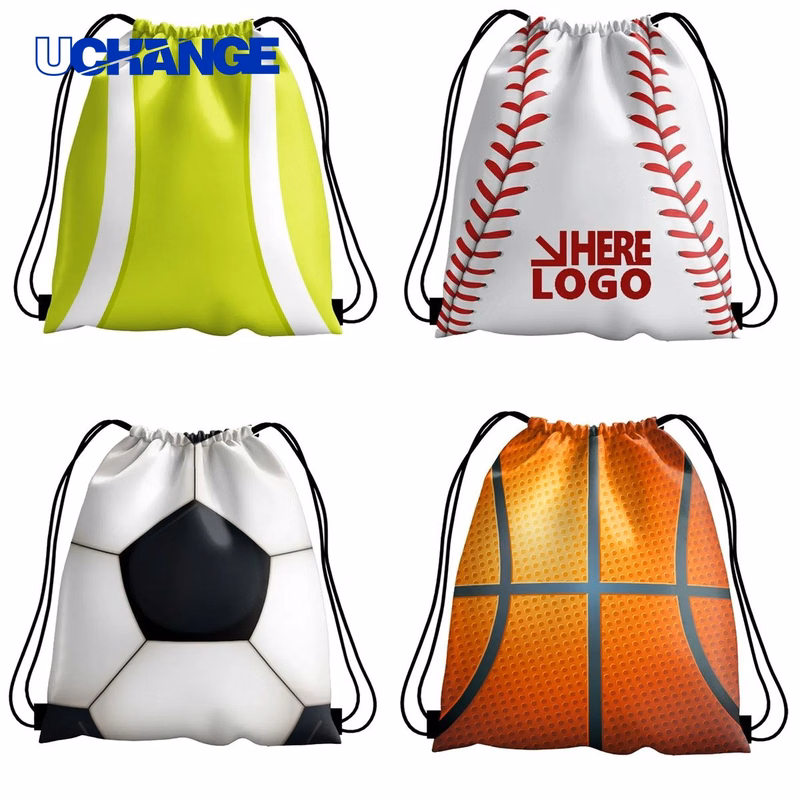 Sports Party Favor Drawstring Bag Organizer