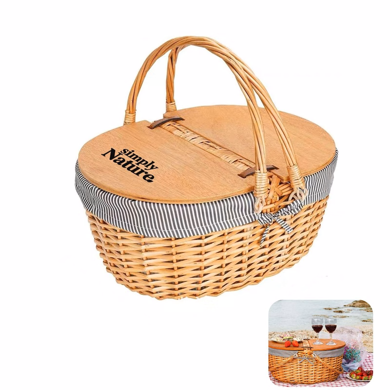 Willow Picnic Basket - OCEAN