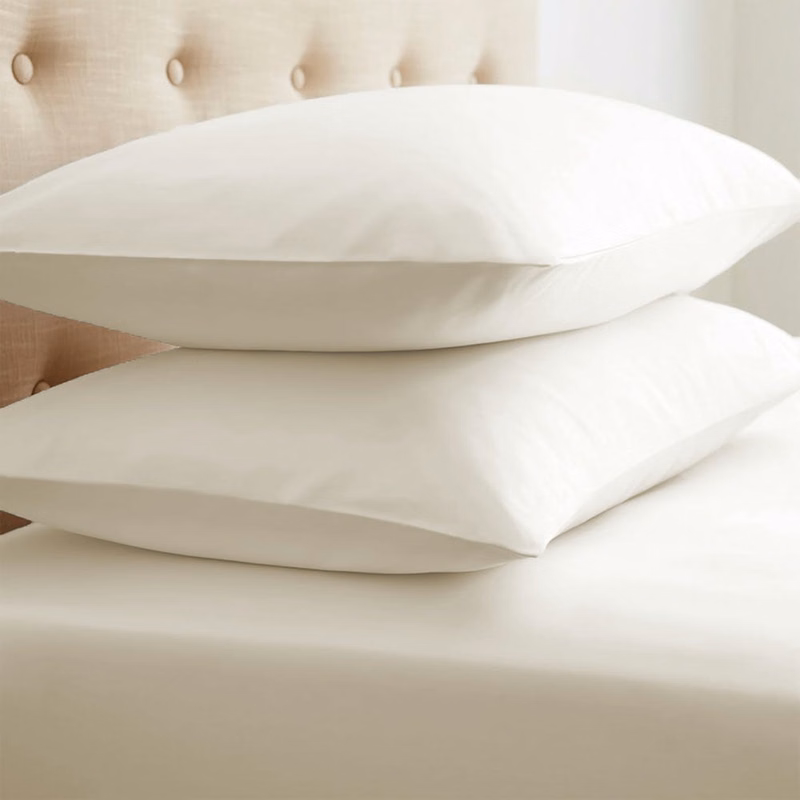Microfiber Pillowcase Sets - Ivory King 2 Pack