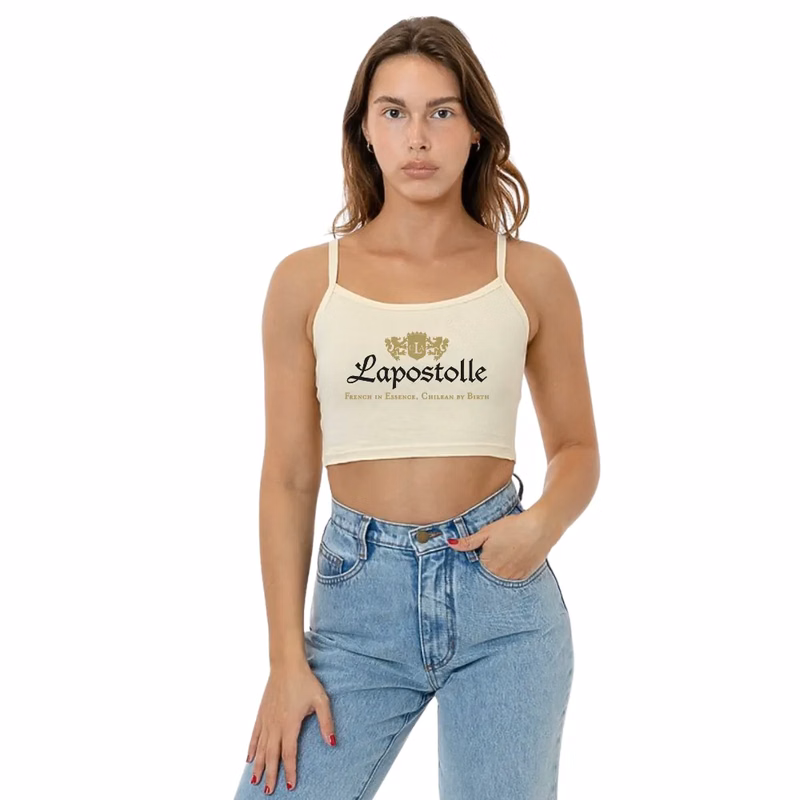 Baby Rib Spaghetti Crop Tank