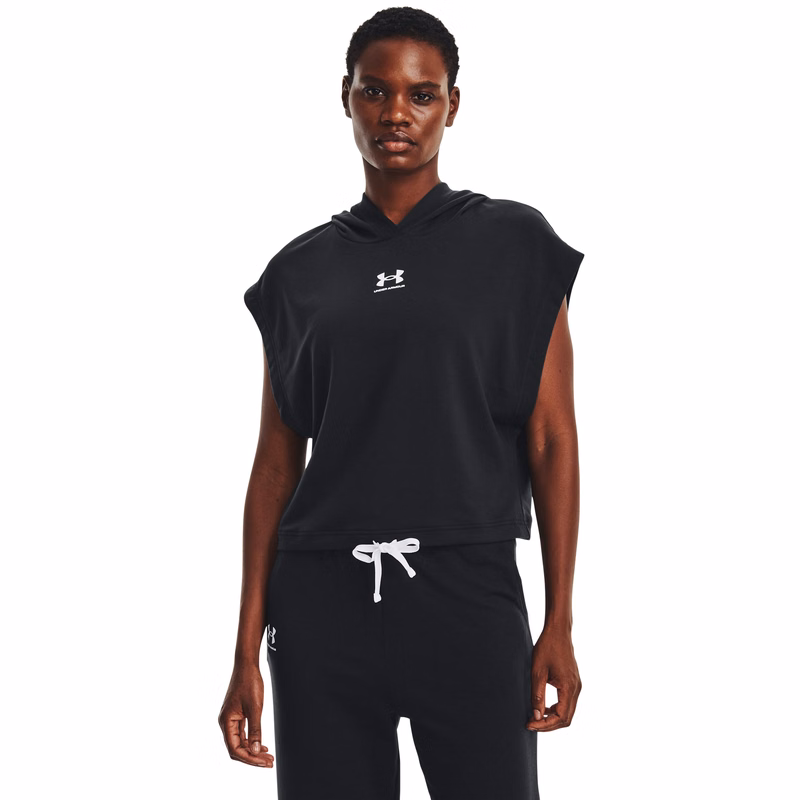 UA Rival Terry Women's Short Sleeve Hoodie