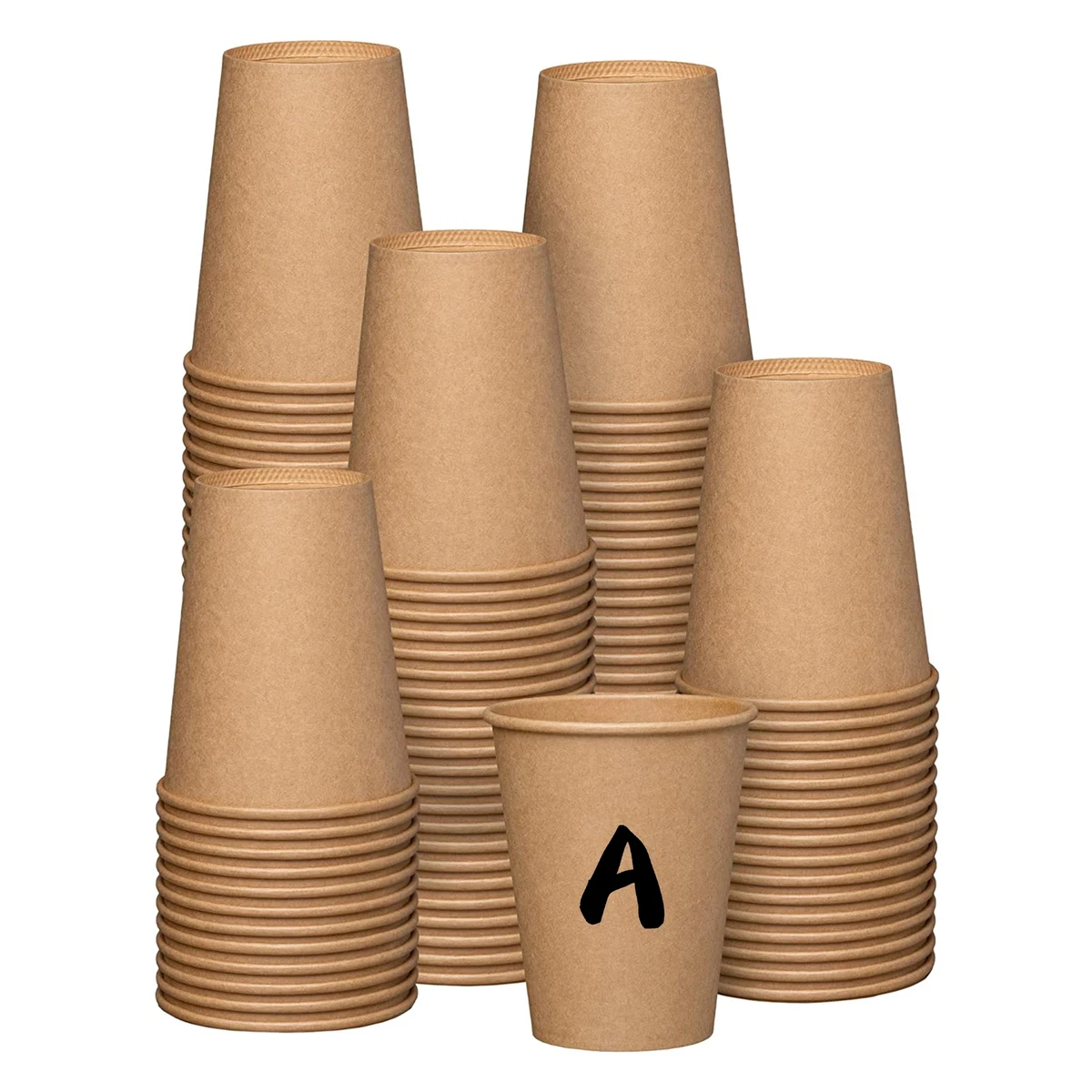 12 oz. Kraft Paper Coffee Cups 1