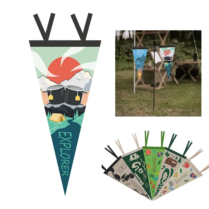 Full color Triangle Felt Flags 1