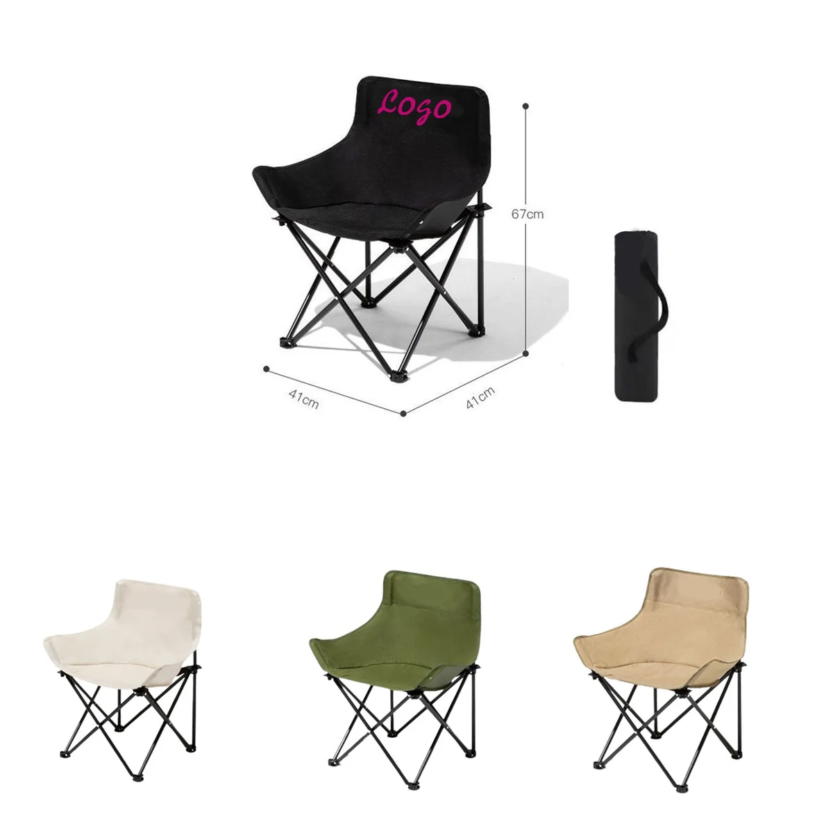 Outdoor Foldable Moon Chair With Portable Bag 1