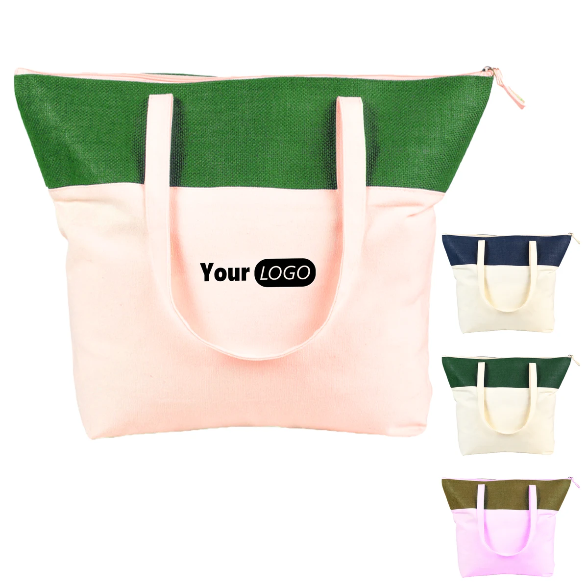 Canvas Student Customized Spliced Shoulder Bag 1