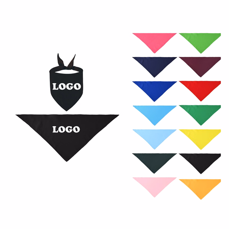 MOQ 50 pcsPrinted Dog Bandanas