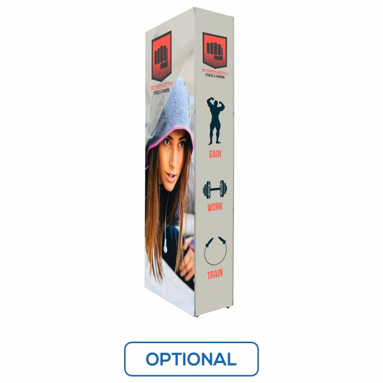 Locus Light Wall Display Non-Backlit 2.5 ft.x7.5 ft. Single Sided