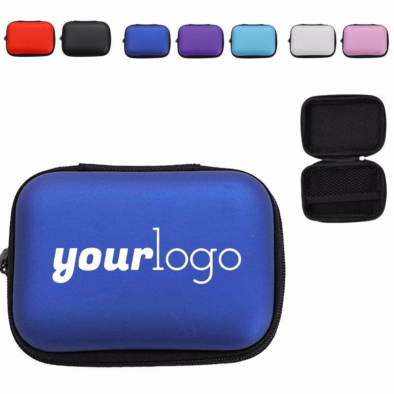 Portable Wired Earphone EVA Protective Carry Case