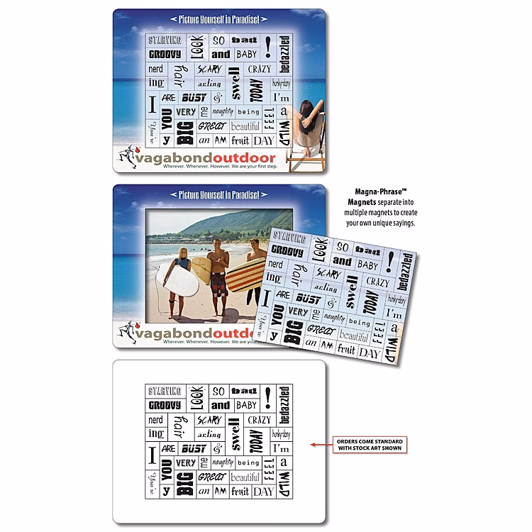 Magna-Phrase Magnet - Picture Frame (6.5x5) - 25 mil.