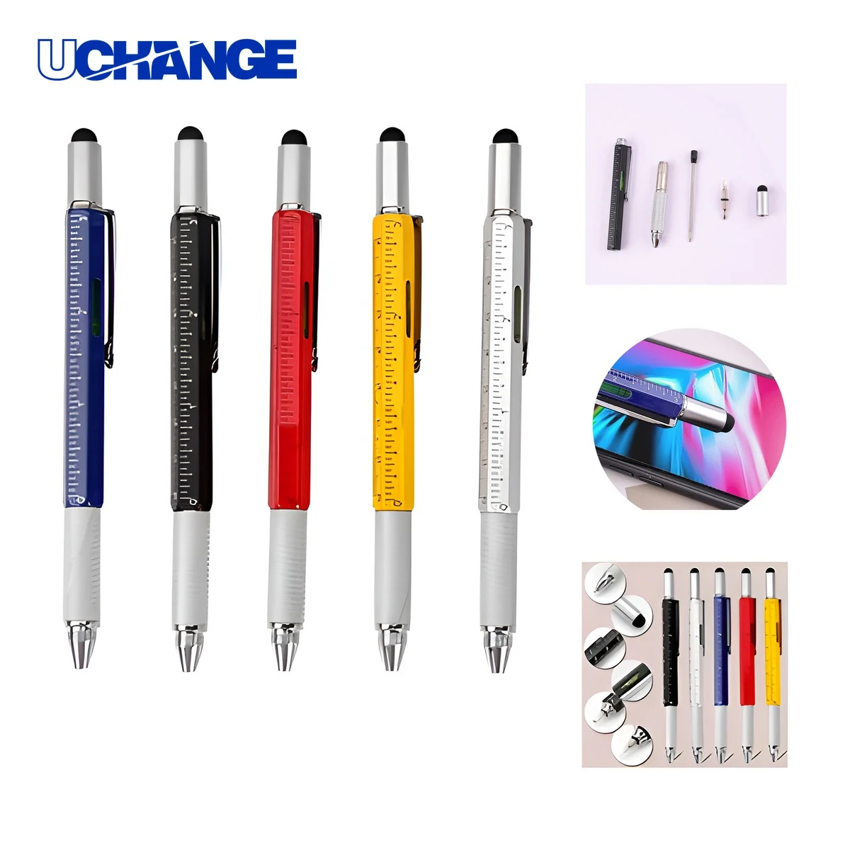 6 in 1 Metal Multifunction Tool Pen 1
