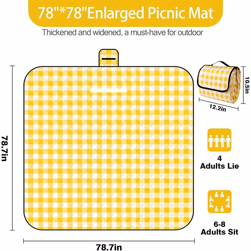 Spacious Waterproof Picnic Mat