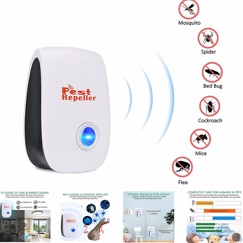 Multi Function Ultrasonic Mosquito Repellent Pest Repeller