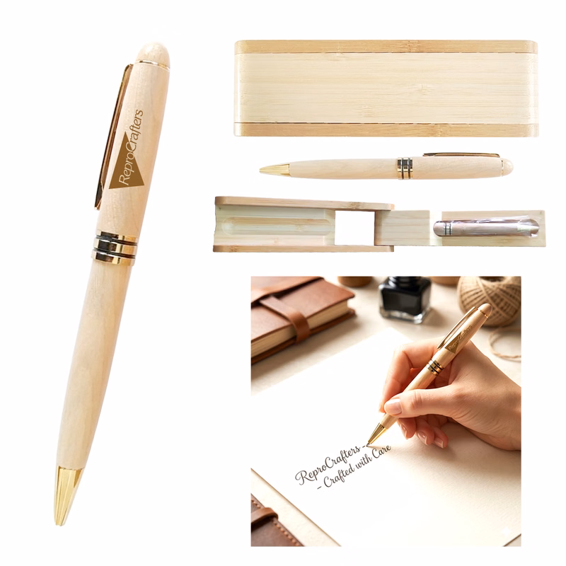 Woodland Premium Pen & Case Gift Set
