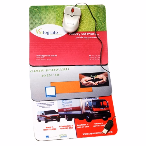 9.25" x 7.75" x 1/4" Thick Custom Large Mouse Pad