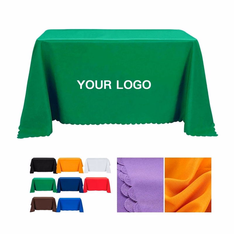 Knitted Fabric Tablecloth 130x88 for Conferences