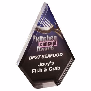 4 Color Process Acrylic Diamond Award
