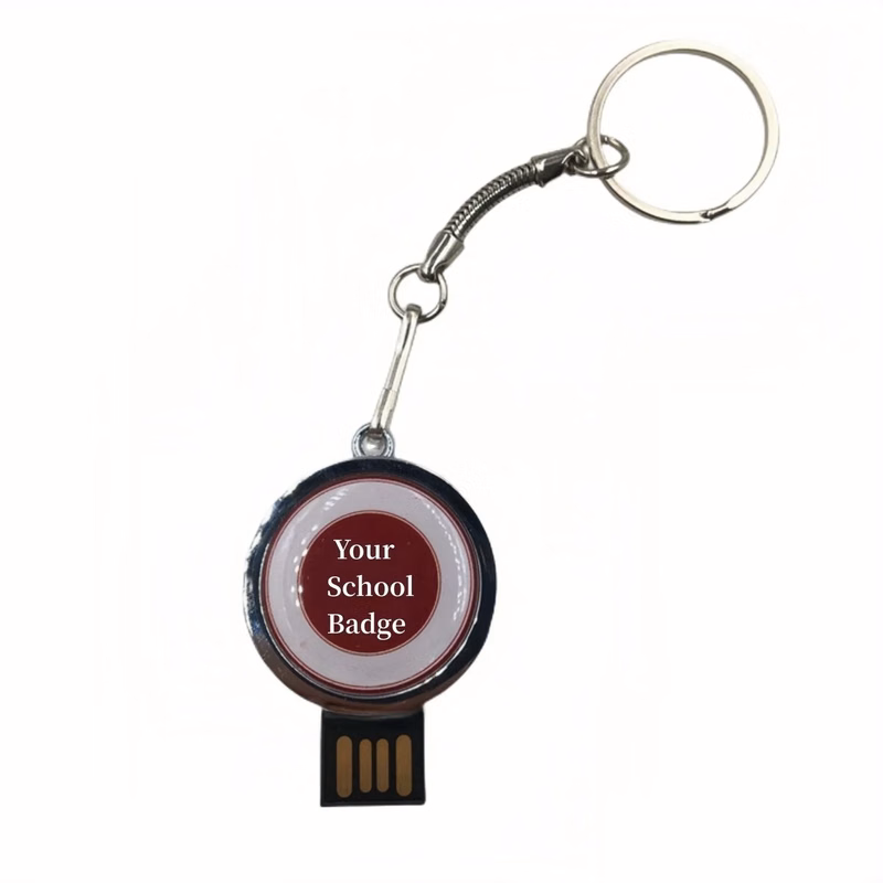 Metal Swivel USB drive for School Anniversary/Graduation Day
