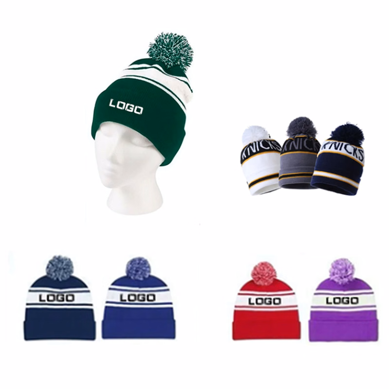 Knit Beanie with Pom