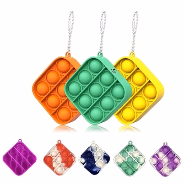 Mini Pop It Fidget Keychain