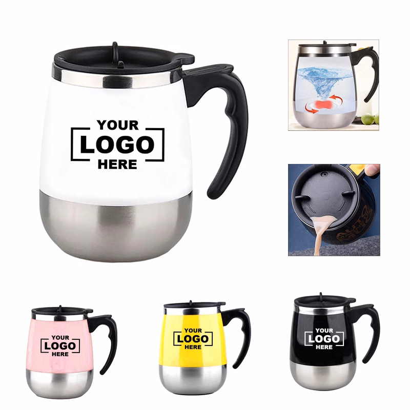 Protable Self Stirring Stainless Steel Mug
