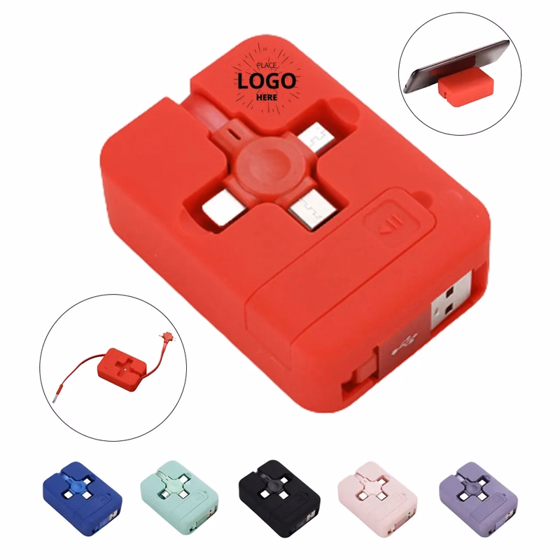 Three In One Retractable Charging Data Cable