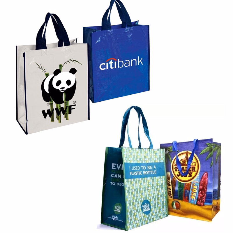 Custom Full-Color Laminated RPET Bag