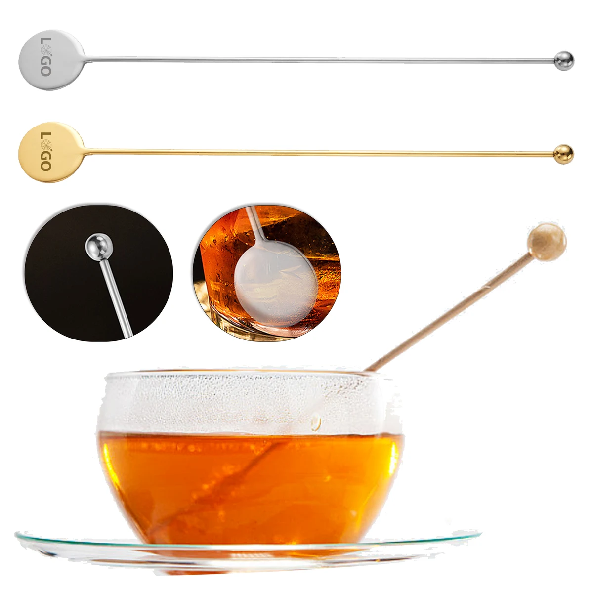 Durable Stainless Steel Drink Stirrer 1