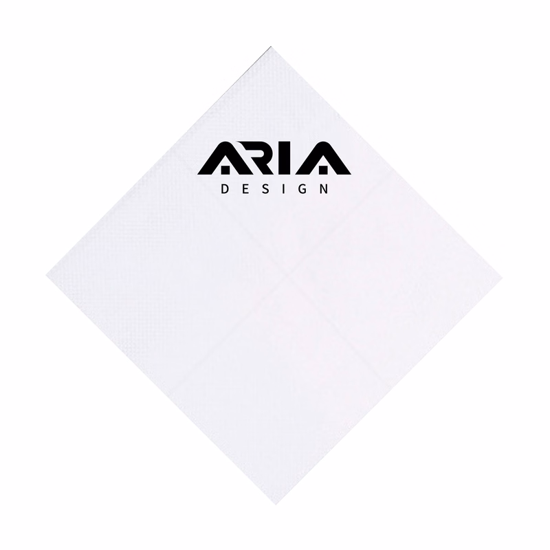 Premium 10" Double-Ply Branded Dinner Napkin