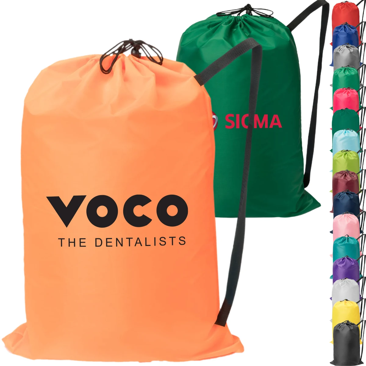Heavy Duty Extra-Large Laundry Drawstring Backpack (30" x 45") 1