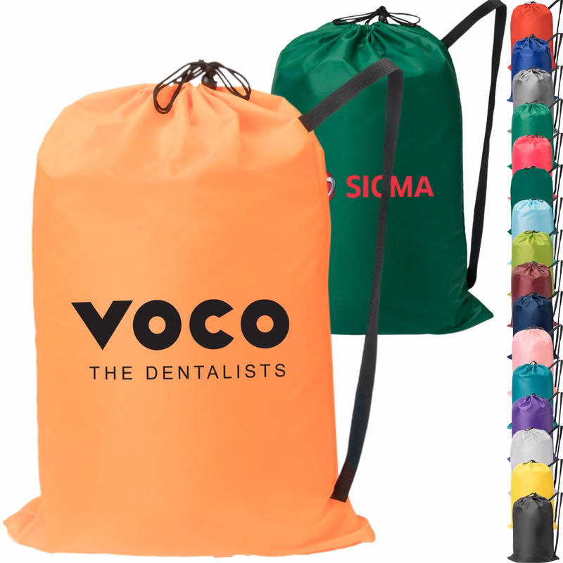 Heavy Duty Extra-Large Laundry Drawstring Backpack (30" x 45")