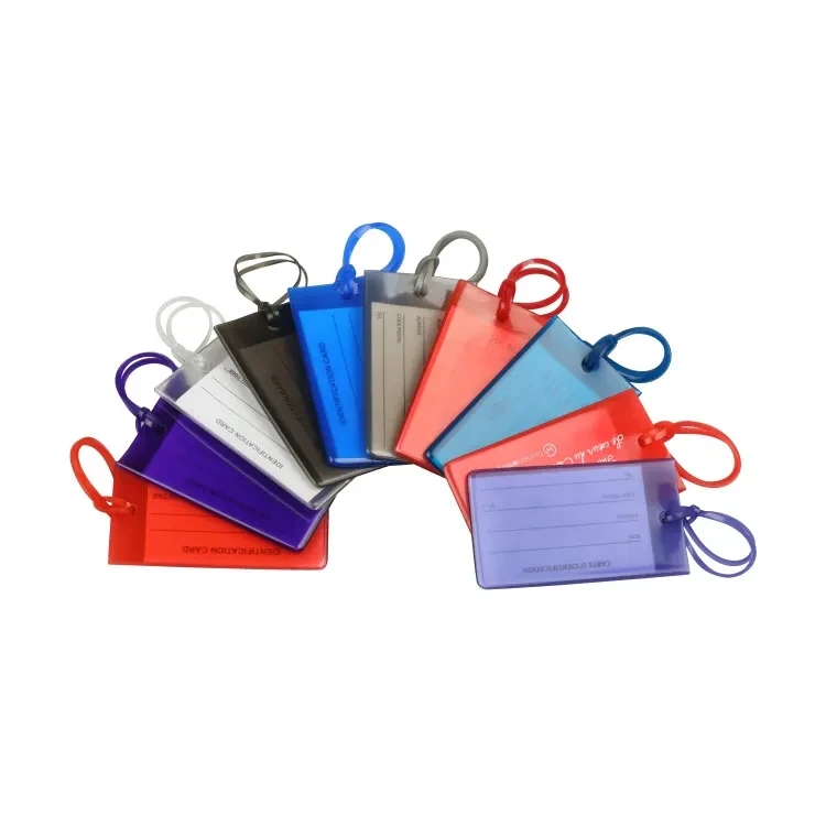 PVC In Pocket Bag & Luggage Tags With Loop Strap 1
