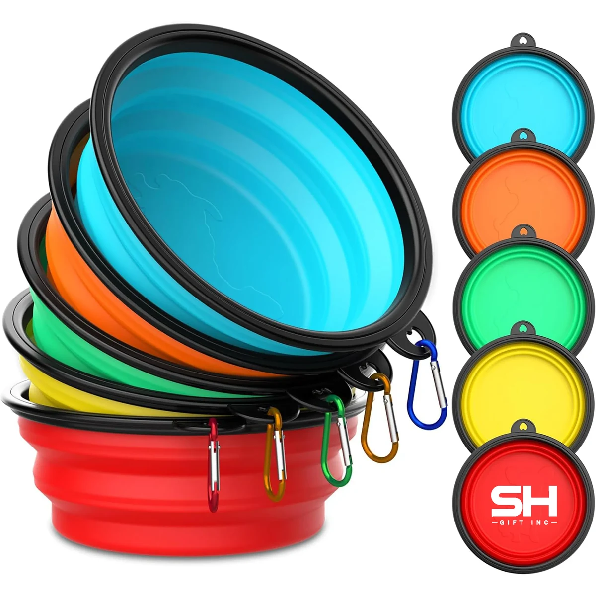 Foldable Pet Bowl With Mountain Climbing Buckle 1